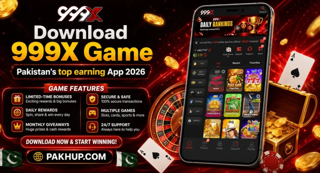 999X Game Android interface