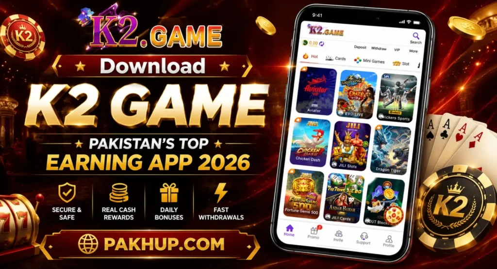 K2 Game APP interface